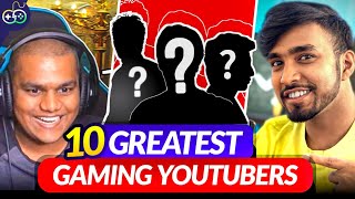10 GREATEST Gaming YouTubers In India 👑