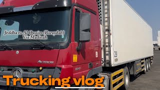 Saudi truck vlog||Jeddha to Madinah|| truck life vlog ||part-1||#trucklife #sauditrucklife