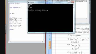 C++ tutorial 4...data types...int, float, double