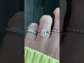 Pembroke - Nature Inspired 2ct Pear Diamond Rose Gold Leaf Detailed Engagement Ring