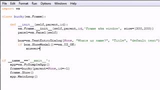 wxPython Programming Tutorial 5 Text Boxes for Input YouTube