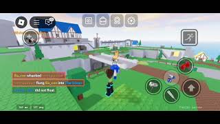 very cool glitch in blast zone try it(Roblox)