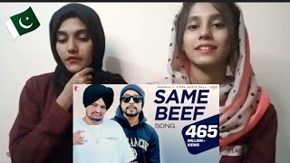 Same Beef Song | BOHEMIA | Ft. | Sidhu Moose Wala | Pakistani Reaction