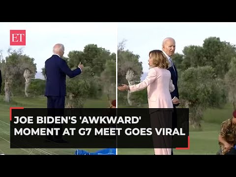 Joe Biden's 'awkward' moment at G7 summit goes viral. Watch the video