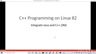 C++ Programming on Linux - Build Integrated Java and CPP project using Java Native Interface