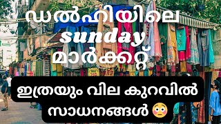 ഡൽഹിയിലെ sunday മാർക്കറ്റ് ♥️#shopping  #delhivlogs #armylife