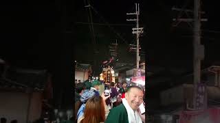 令和4年東大阪若江鏡神社3年ぶり秋🍁のだんじり祭り東町10月10日🏮😭☘️🎶