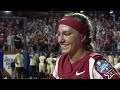 kinzie hansen is a 3 time national champion with oklahoma softball