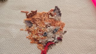 Cross stitching updates....