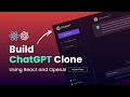 Build ChatGPT In React JS Using OpenAI API | Create ChatGPT Clone Using React JS