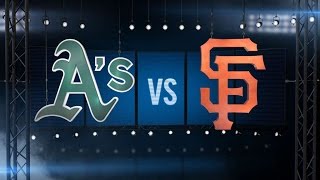 6/28/16: A's plate 13 to beat Giants in barnburner