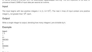 Codechef | Enormous Input Test - INTEST | python