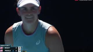 Jennifer Brady vs Jessica Pegula Aus Open 2021 QF Highlights