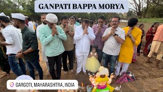 GANPATI BAPPA MORYA 2024 | GARGOTI | KOLHAPUR | MAHALUNGE GANPATI DARSHAN | GANPATI VISARJAN | VLOG|