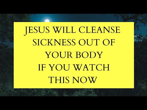 🌈God Message For Me Today 👉 Jesus Will Cleanse Sickness Out Of Your ...