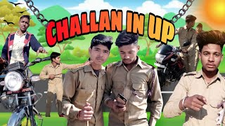 Challan in UP comedy/ Challan ki JKV Video