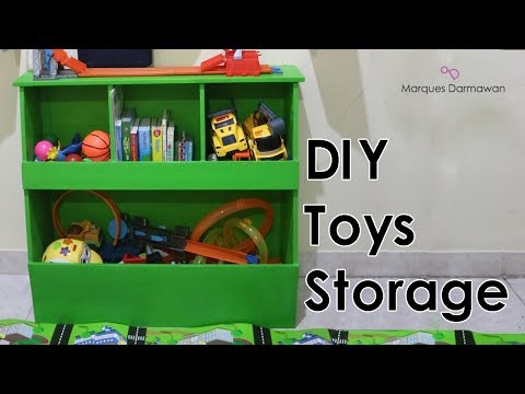 MEMBUAT SENDIRI RAK PENYIMPANAN MAINAN / DIY TOYS STORAGE MEMBUAT SENDIRI RAK PENYIMPANAN MAINAN / DIY TOYS STORAGE