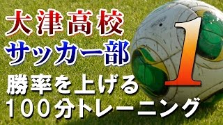 大津高校サッカー部監督 平岡和徳の勝率を上げる100分トレーニング Disc1 sample