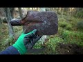 i found an untouched wwii german dugout. i climb inside wwii metal detecting