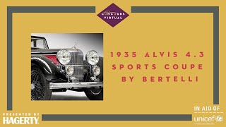 Class C: Cars of the Art Deco era | 1935 Alvis 4.3 Sports Coupe by Bertelli