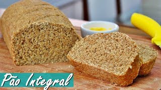 PÃO INTEGRAL CASEIRO SUPER FOFINHO E FÁCIL DE FAZER | Menino Prendado