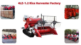 4LZ 1 2 mini rice combine harvester factory