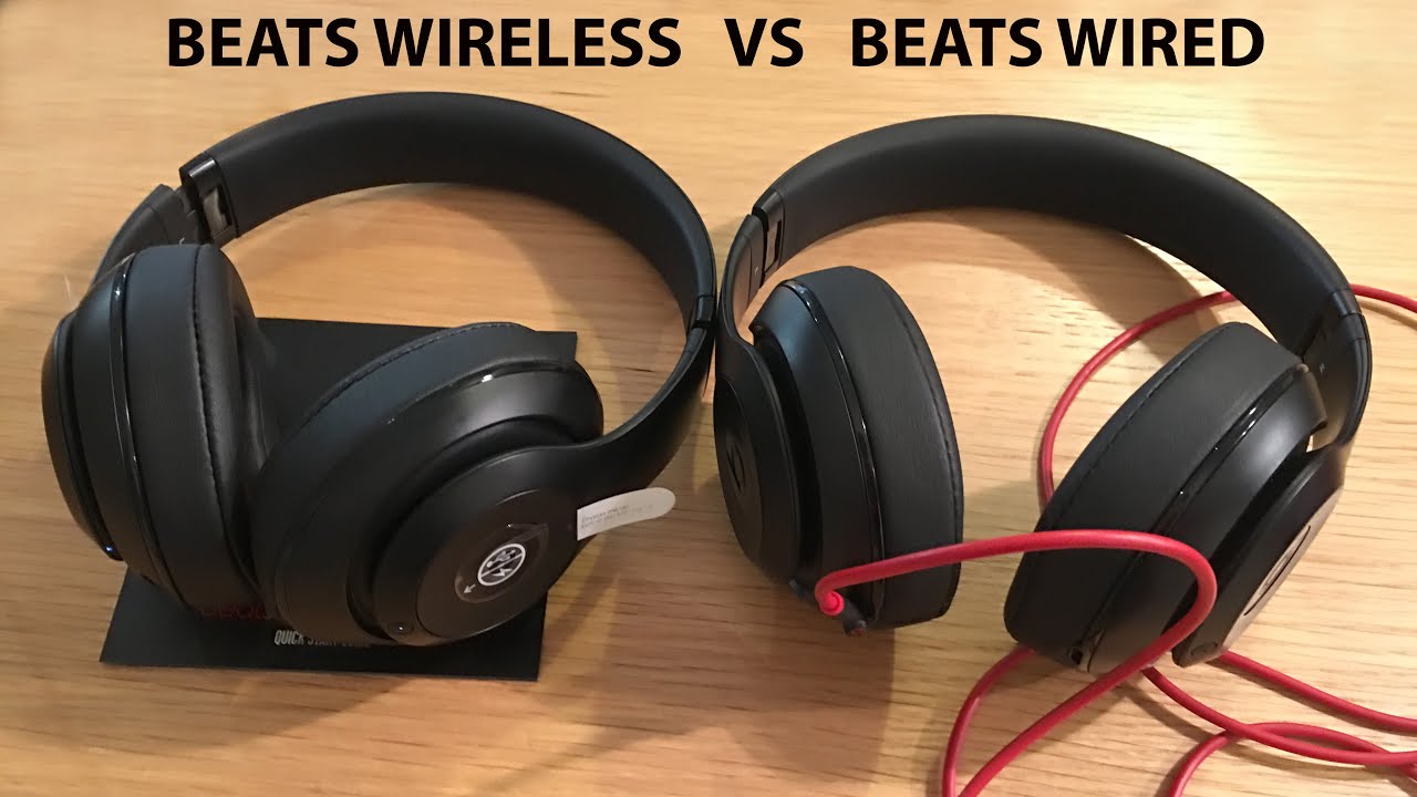 Beats Studio Wired Vs Beats Studio Wireless Headphone Review! - YouTube