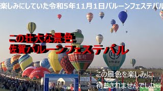 遅くなりましたが、2023佐賀バルーンフェステバルです、凄い景色・色とりどりの気球が、また可愛いキャラクターの気球も楽しい時間です。