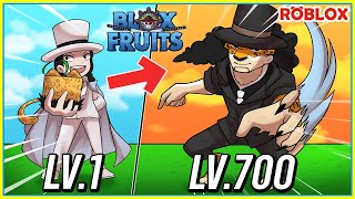 💠ใช้ผลเสือดาว ฟาร์มเวล 1 ถึง 700 จะยากเเค่ไหน?👒ใน BLOX FRUITS ᴴᴰ