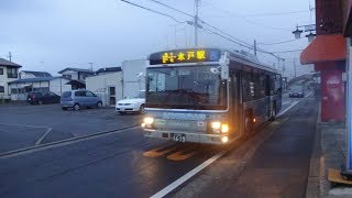 【FHD】関東鉄道 2101MT(ISUZU ERGA HYBRID) [明光台団地･水戸駅] ことぶき町⇒県庁前･千波⇒大工町･水戸駅 走行音\u0026右側車窓('17.3.7夕方)