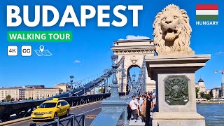 Discover the magic of BUDAPEST in stunning 4K UHD | Walking Tour 2023