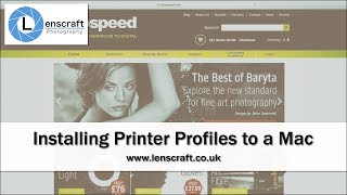 Installing Printer Profiles to a Mac