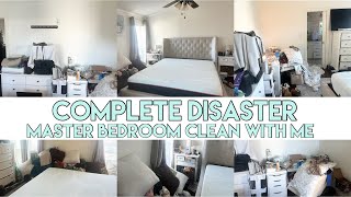 NEW 2025 COMPLETE DISASTER|CLEAN WITH ME|MASTER BEDROOM #cleaning