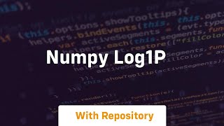 numpy log1p