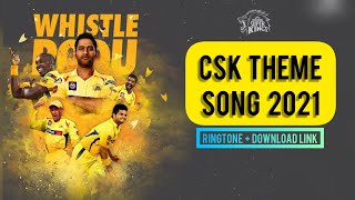 CSK Theme Song 2021 Ringtones + Download | #JustMySuggestions