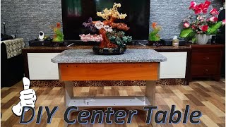 DIY Center Table made from repurposed materials | DIY Petz