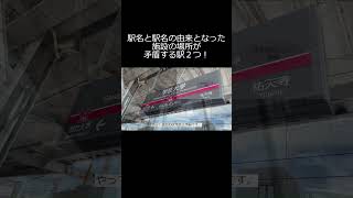 【混乱】駅名の由来となった施設は駅から遠く離れている謎の２駅#shorts