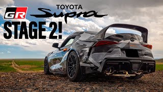 Toyota GR Supra STAGE 2! | Suspension & Downpipe /  Ti Exhaust