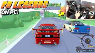 Playing FR Legends on PC with a Steering Wheel