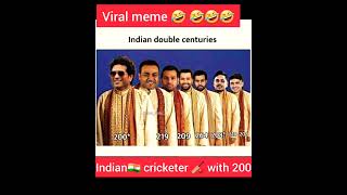 batsman 200?😱 #cricket #shorts #indvsnz #viral #memes #trending #indvsnz #rohitsharma #viratkohli