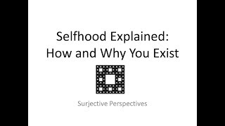 Selfhood Explained: How and Why You Exist