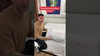 The Anti Snore Pillow Scam