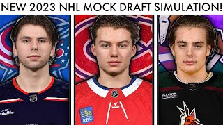 2023 NHL MOCK DRAFT SIMULATION! (FULL Top 16 Order Predictions & Connor Bedard Canadiens Rumors)