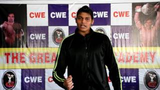 CWE Superstar Shanky Singh sharing his views on his WWE Tryout 2017 in Dubai.