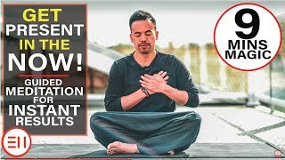 9 Minute Mindfulness Meditation For Being Present | STOPS OVERTHINKING INSTANTLY! [Do This Now!!]