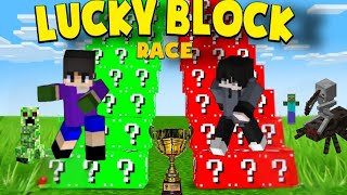 Minecraft lucky block race with Nobita @Varun_gamerz #viralcontent #gaming #minecraft