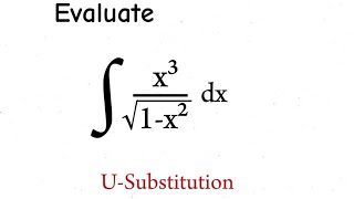 Integrate x³/√1-x² dx