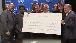 PRESS CONFERENCE: Detroit receives $346 million in HUD funding after August 2023 floods