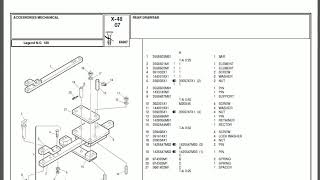 Landini Legend 180 parts catalog