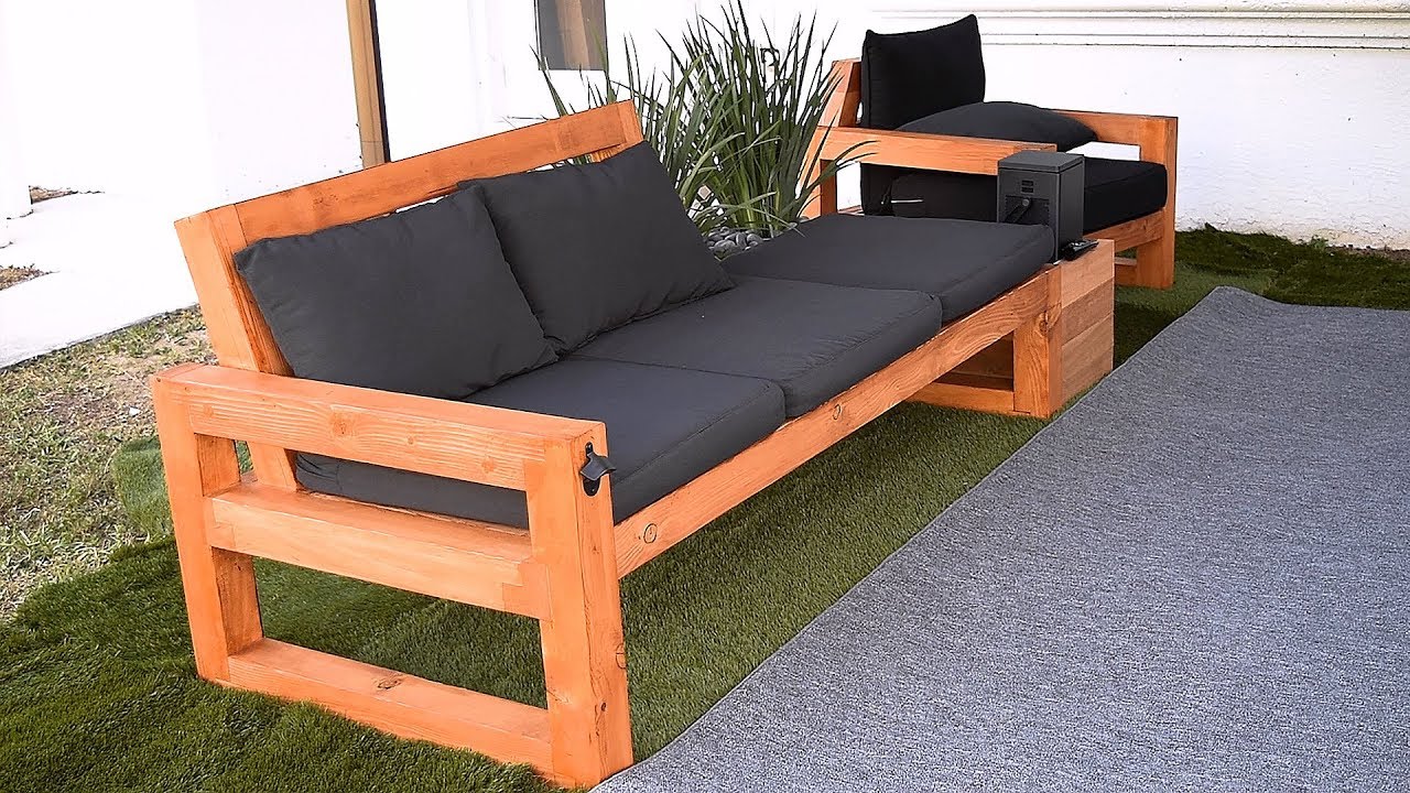 Wooden Outdoor Sofa Diy | Baci Living Room